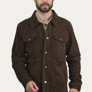 Authentic And Original Suede Shacket