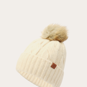 Wide Cable Cuff Hat