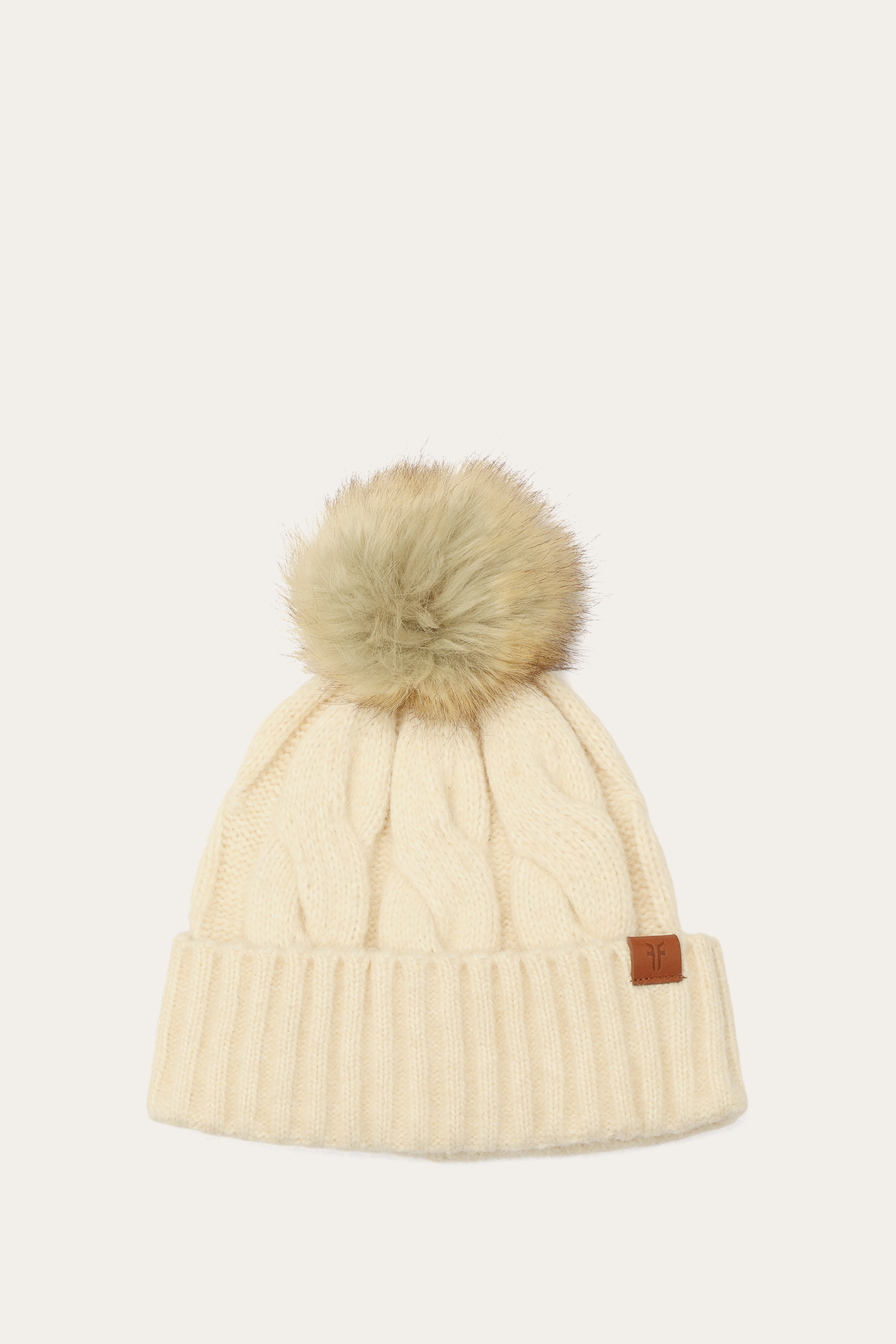 Wide Cable Cuff Hat - Image 2