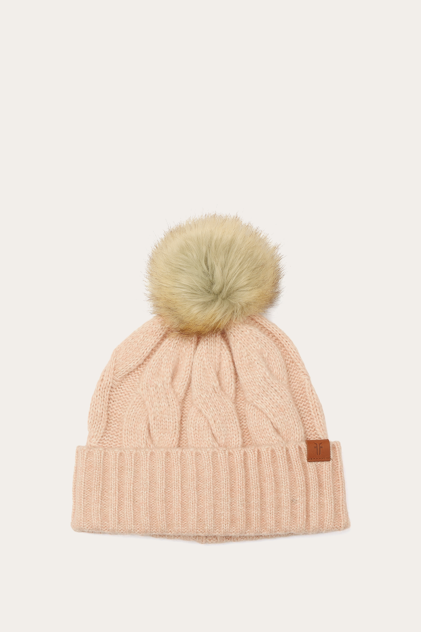 Wide Cable Cuff Hat - Image 2