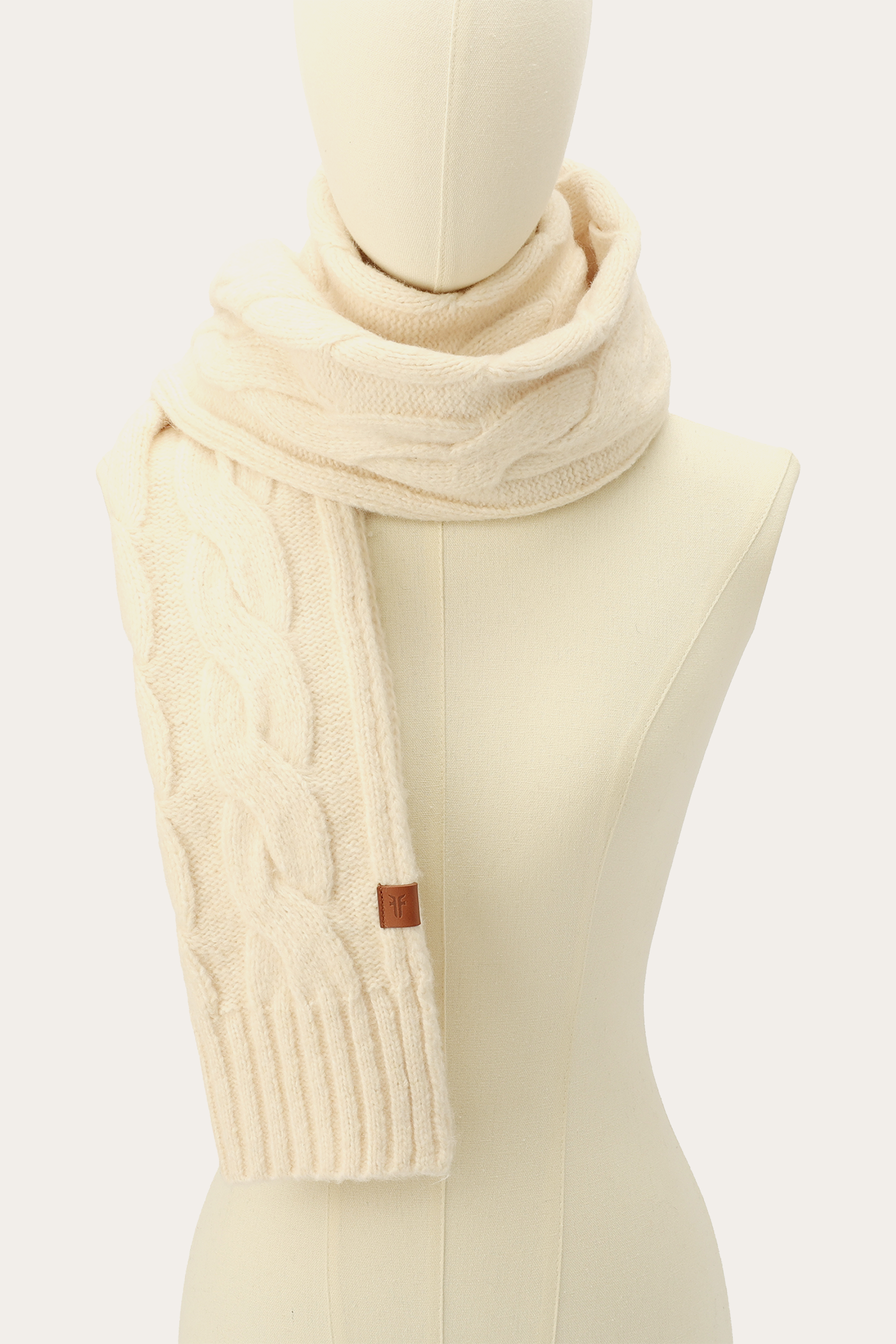 Wide Cable Scarf - Image 6
