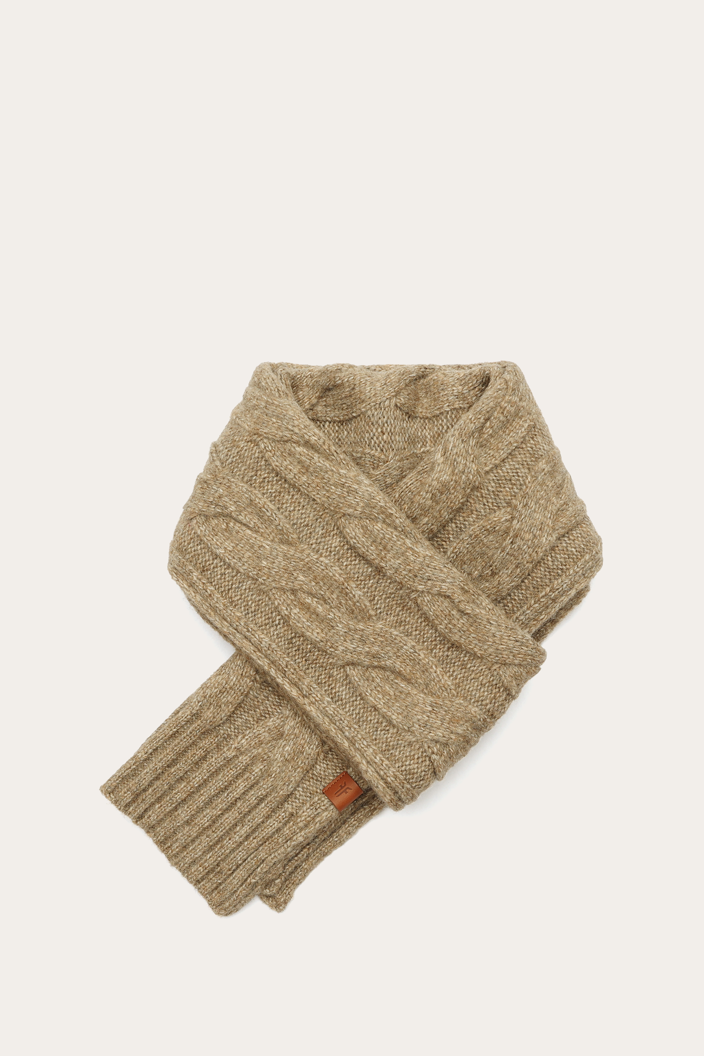 Wide Cable Scarf - Image 2