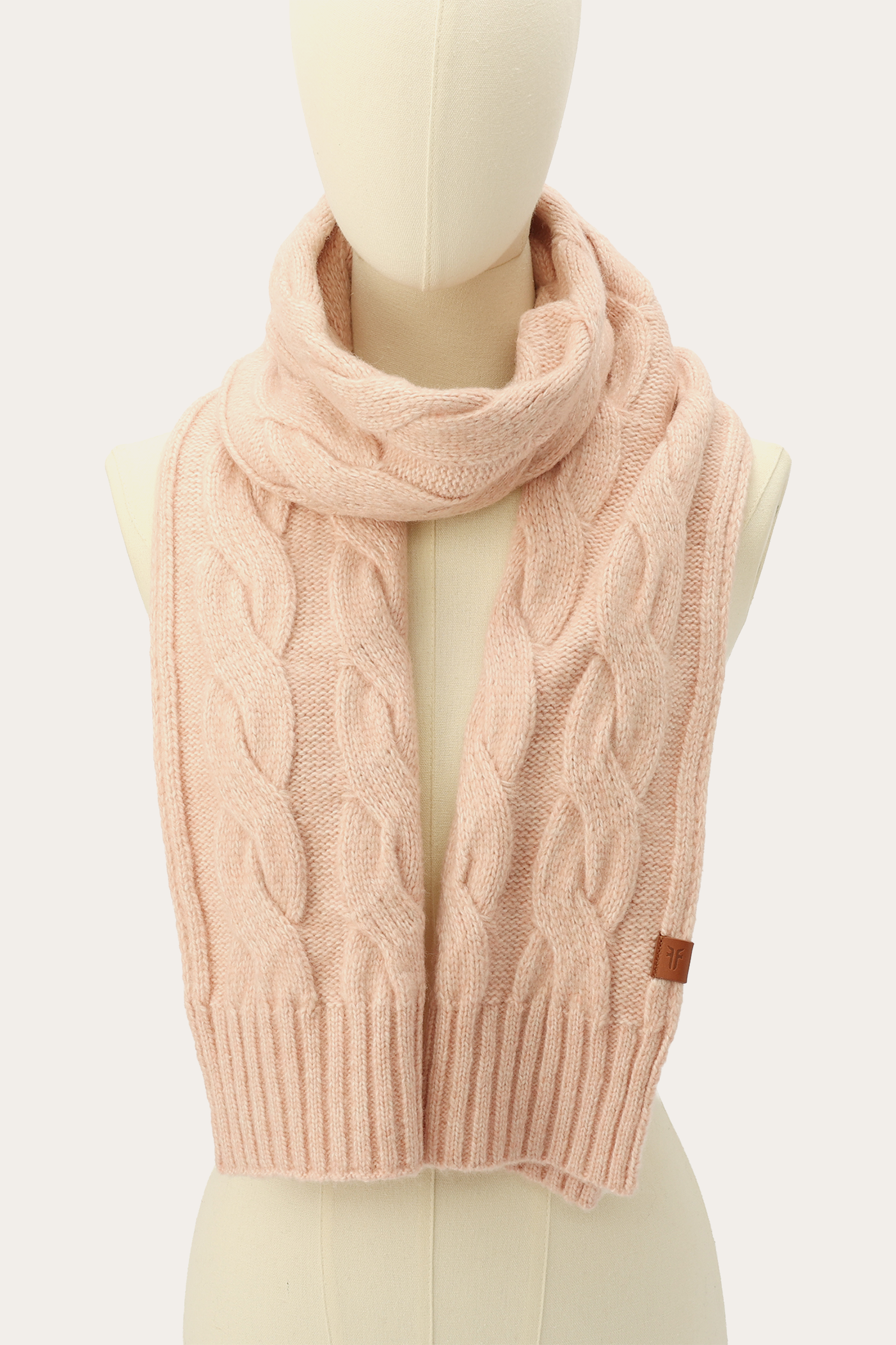 Wide Cable Scarf - Image 5
