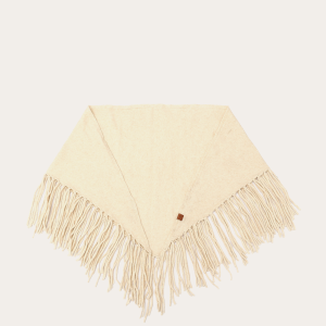 Long Fringe Triangle Scarf