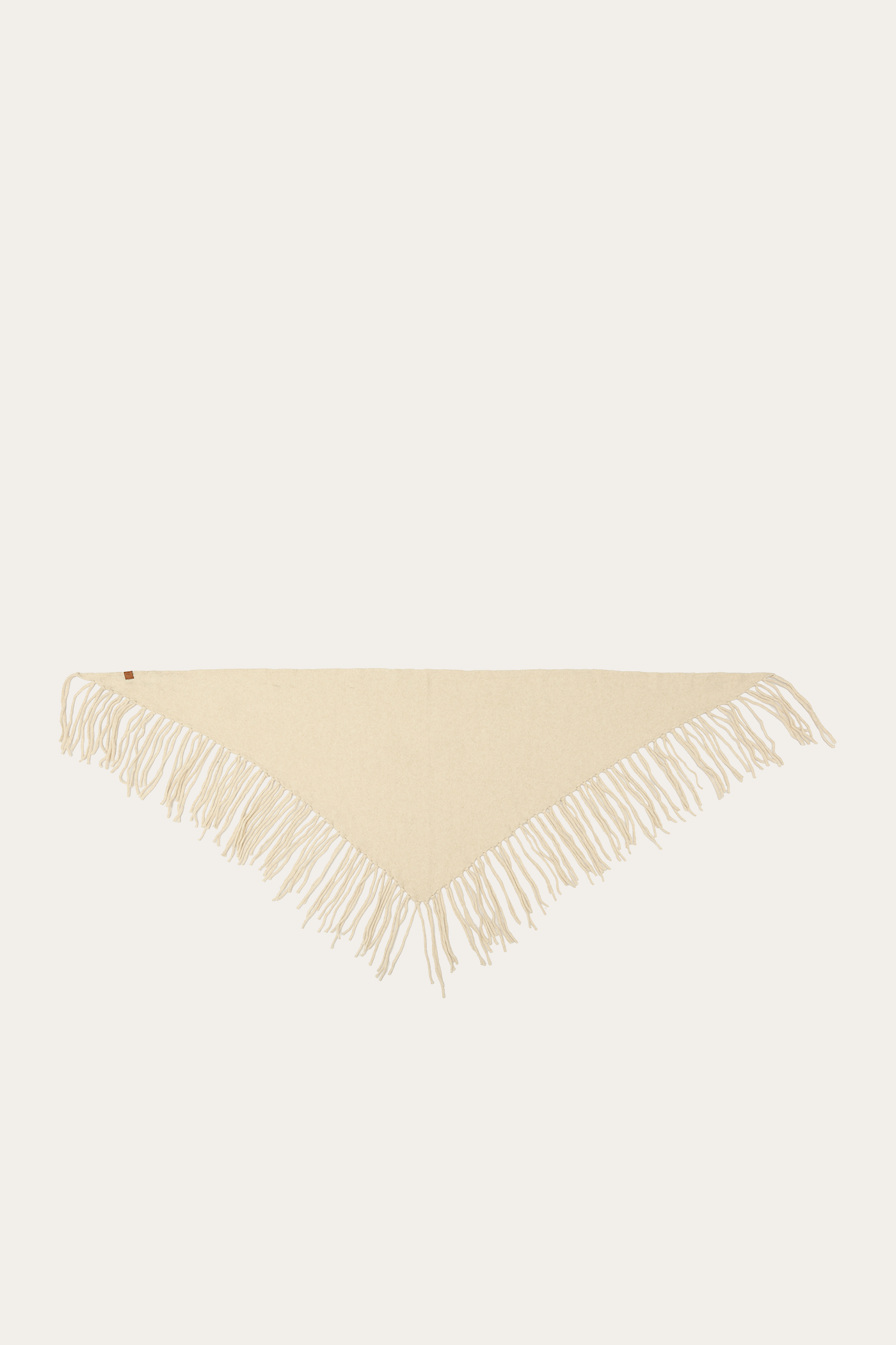 Long Fringe Triangle Scarf - Image 2