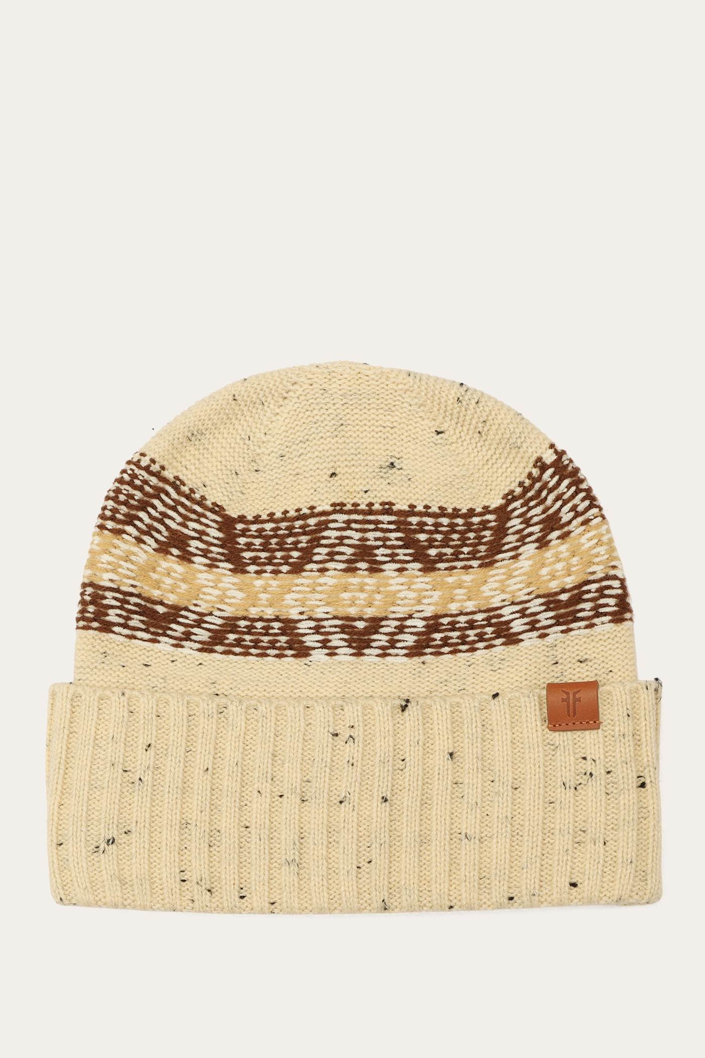 Tweed Fair Isle Cuff Hat - Image 2
