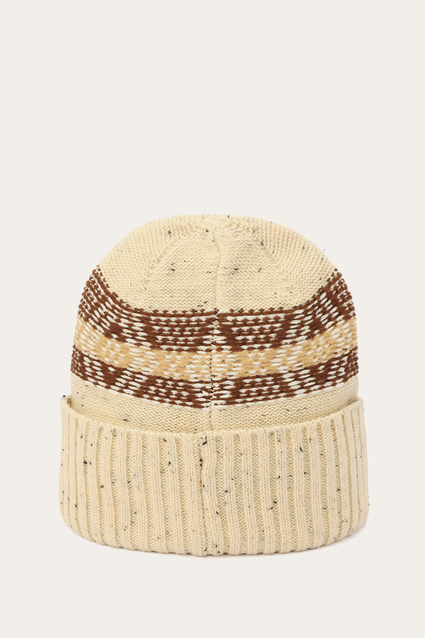 Tweed Fair Isle Cuff Hat - Image 3