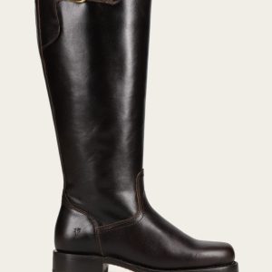 Campus Low Heel Tall Riding Wide Calf