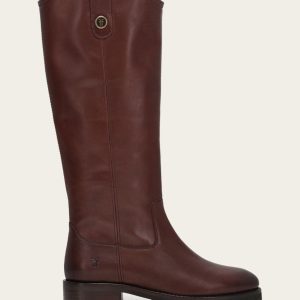 Melissa Lug Button Tall Wide Calf