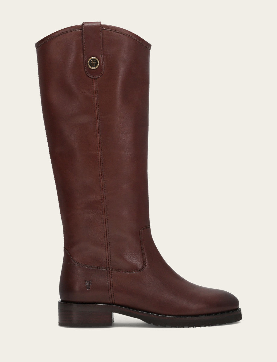 Melissa Lug Button Tall Wide Calf