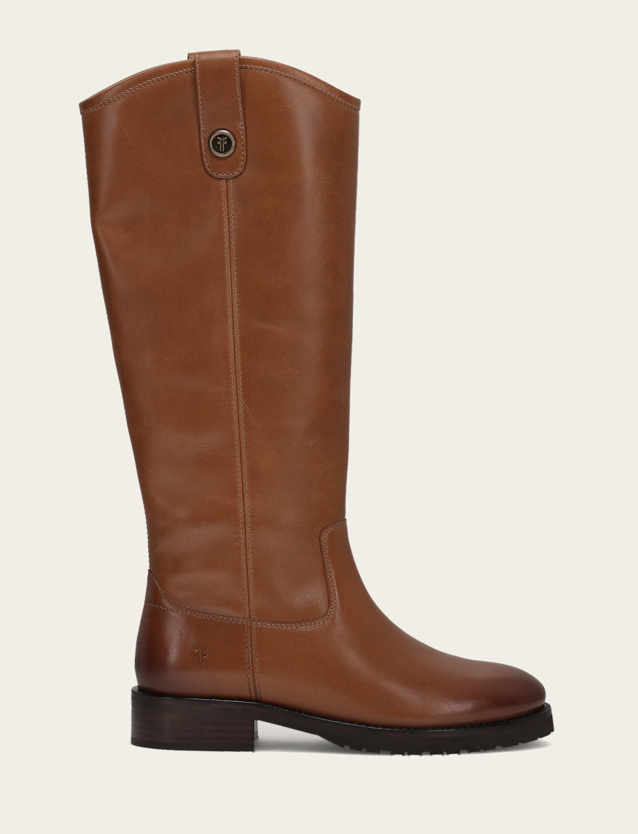 Melissa Lug Button Tall Wide Calf